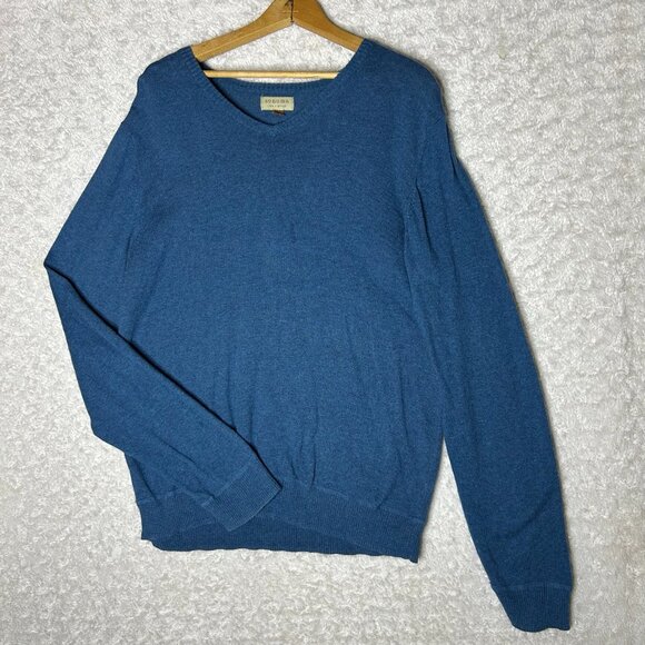 Sonoma Sky Blue V-Neck‎ Sweater Light Weight Size Large - Picture 1 of 4